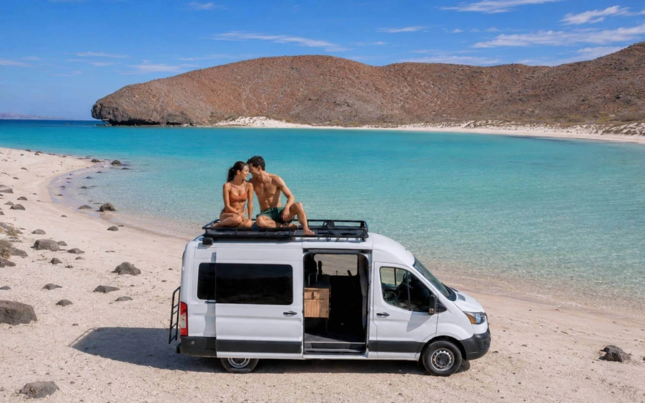 pareja en Baja California, Mexico