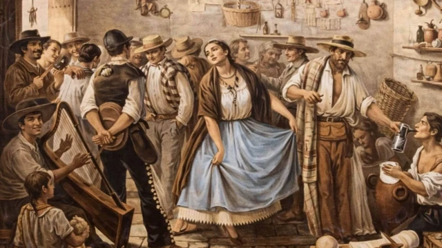 Représentation de danse à Mexico, Mexique