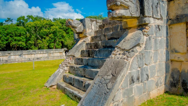 Quetzalcoatl, Chichen Itza, Yucatan, Mexique
