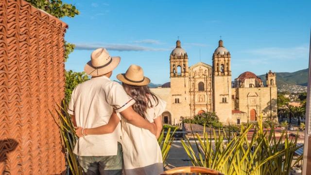 Eglise de Santo Domingo a Puebla au Mexique