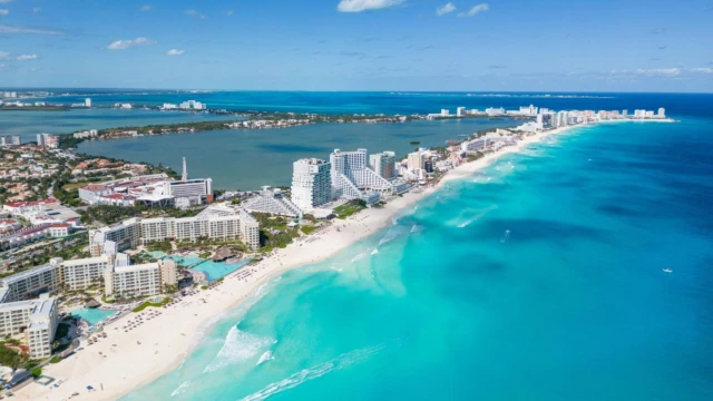Plage de Cancún - Quintana Roo, Mexique