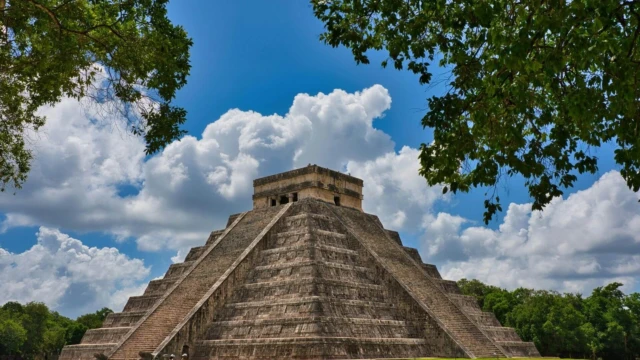 Pyramide de Chichen Itza, Yucatan - Mexique