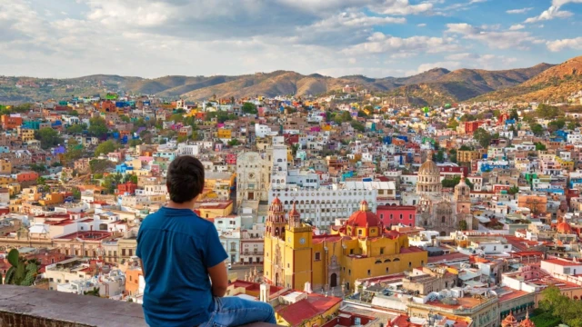 Vue panoramique de Guanajuato, au Mexique