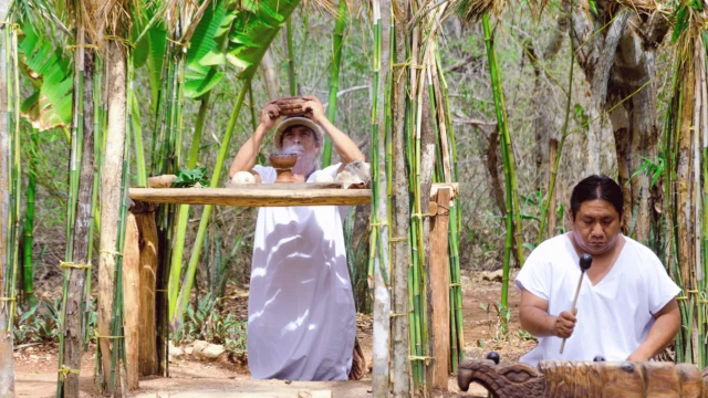Hommes mayas au Mexique