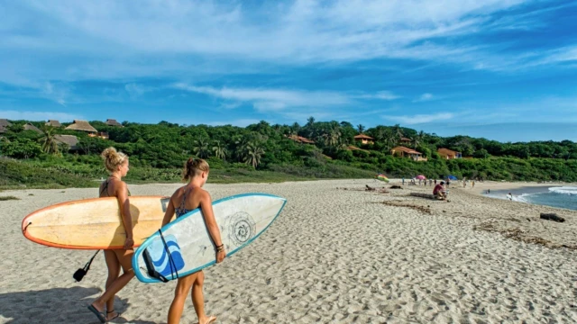 surfers à Oaxaca 