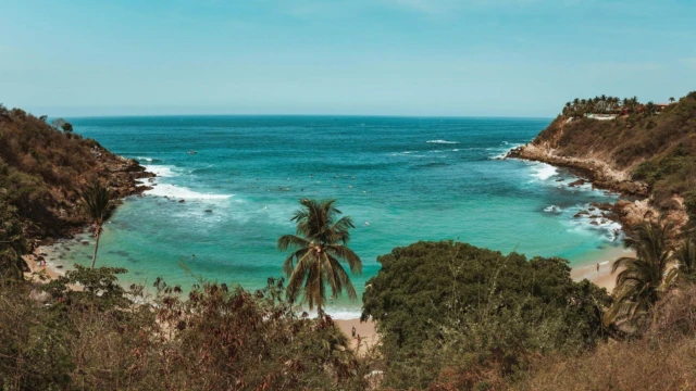 plage à Puerto escondido - Oaxaca
